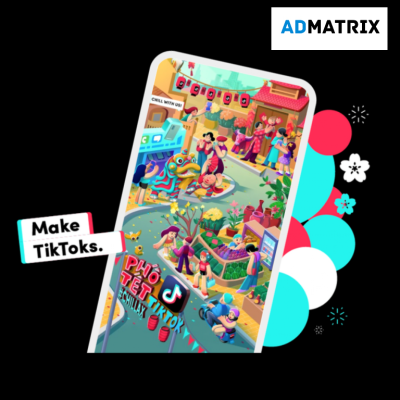 make a tet with tiktok ads Admatrix