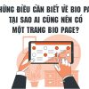 Khái niệm Bio Page và Bio Link là gì?