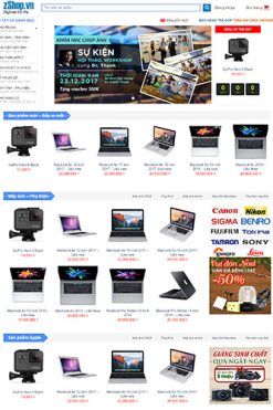Mẫu website cửa hàng laptop 01 Theme WordPress
