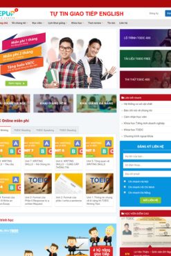 Mẫu website giáo dục 01 Theme Wordpress