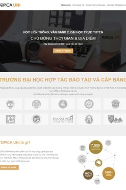 Mẫu website giáo dục 03 Theme Wordpress