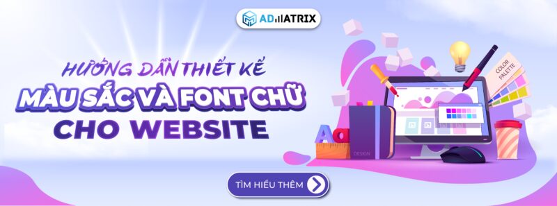 Huong dan thiet ke mau sac va font cho website