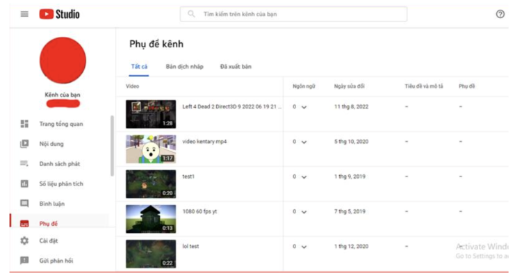 Tổng quan về YouTube Studio