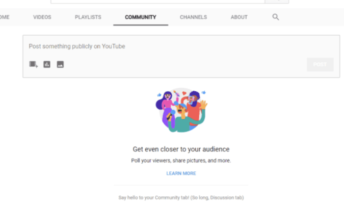 Tổng quan về YouTube Community