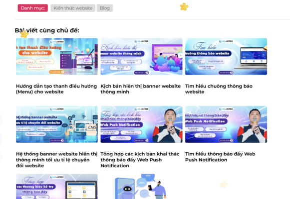 Cách hiển thị bài viết liên quan giúp tăng chuyển đổi website